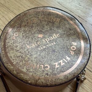 Cute cork/rose gold leather Kate spade crossbody